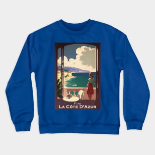 French Riviera Crewneck Sweatshirt